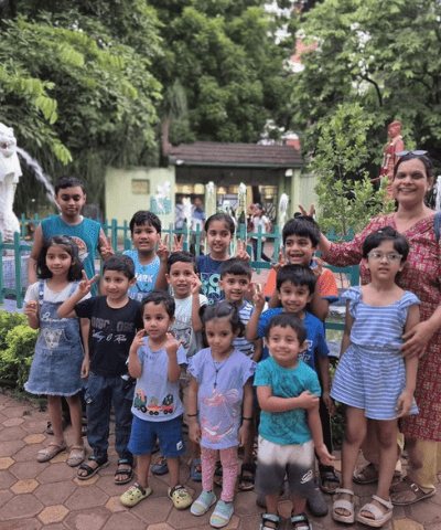 Children learning, playing, and growing at Sneh Palnaghar daycare in Anandnagar, Sinhagad Road, Pune.